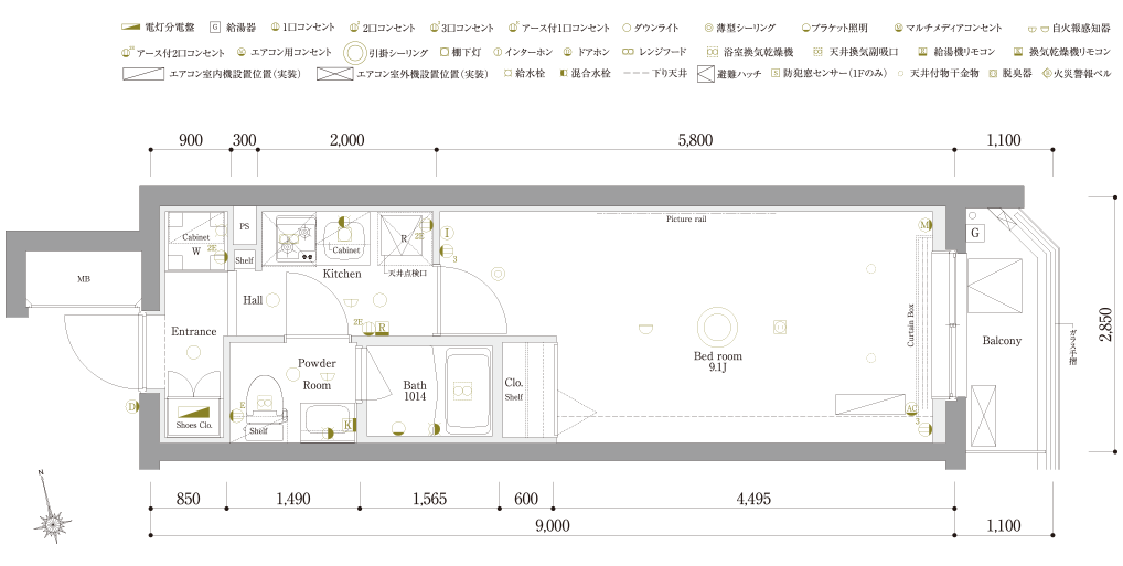 Ctype間取り