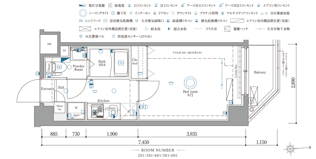 Atype間取り