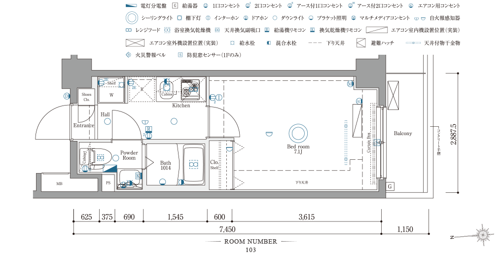 B3type間取り