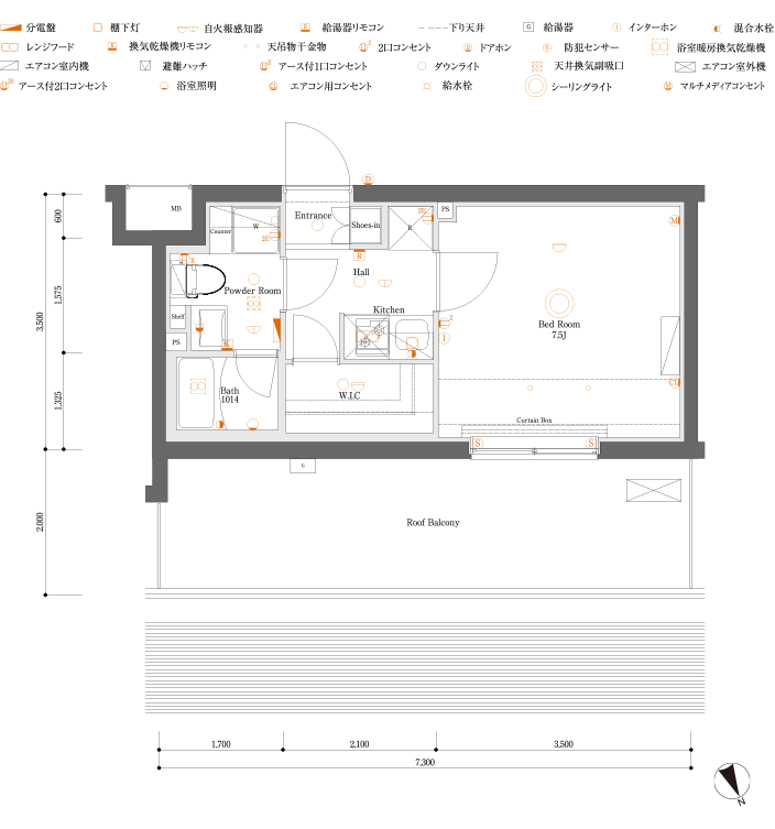 Htype間取り