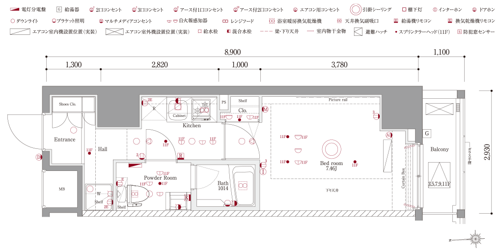 Etype間取り