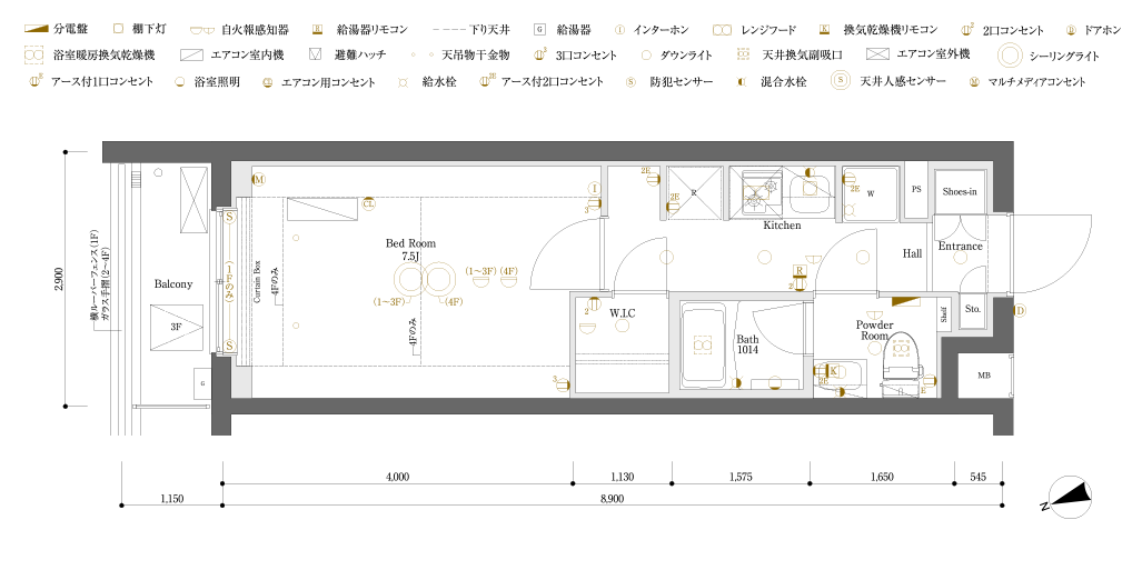 E3間取り