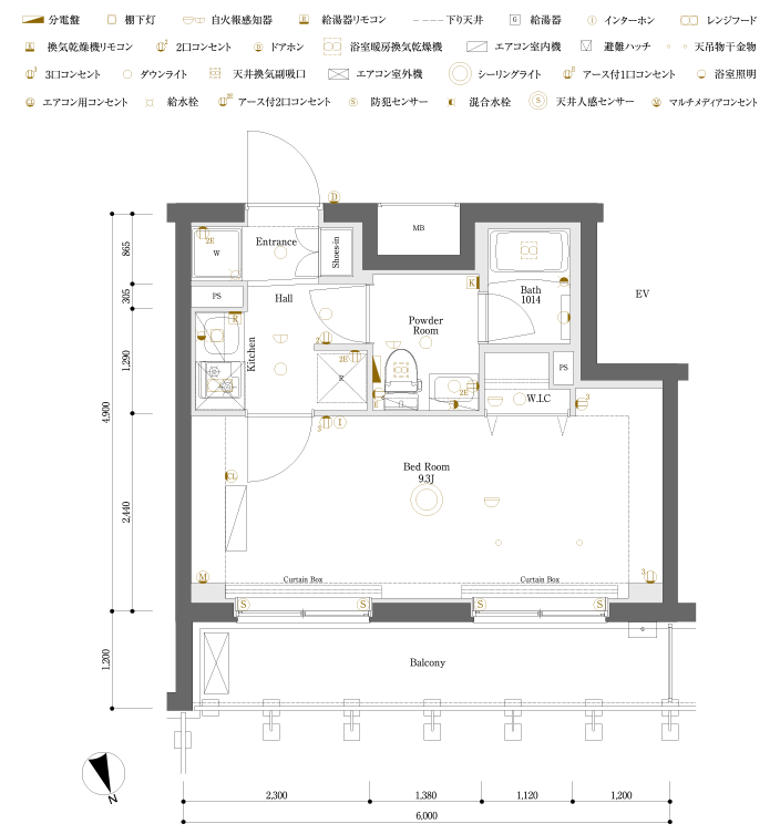 Htype間取り