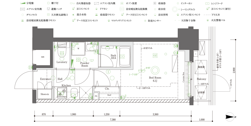 A3type間取り