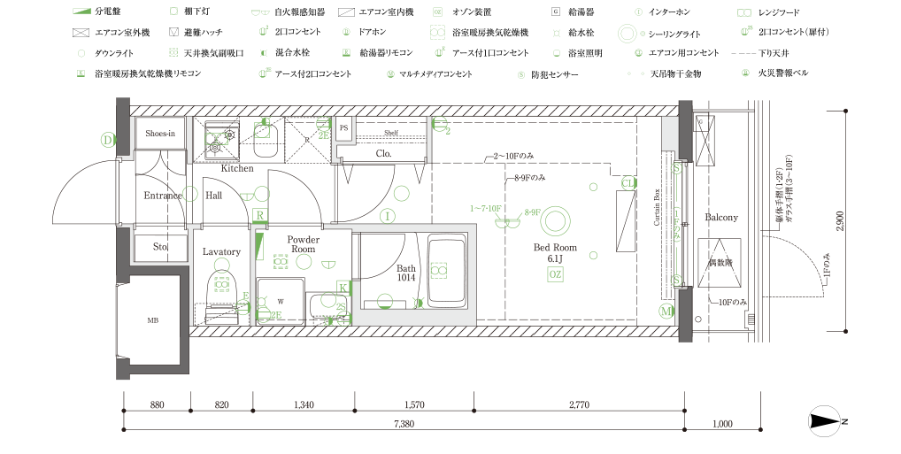 A4type間取り