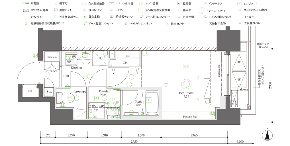 Ctype間取り