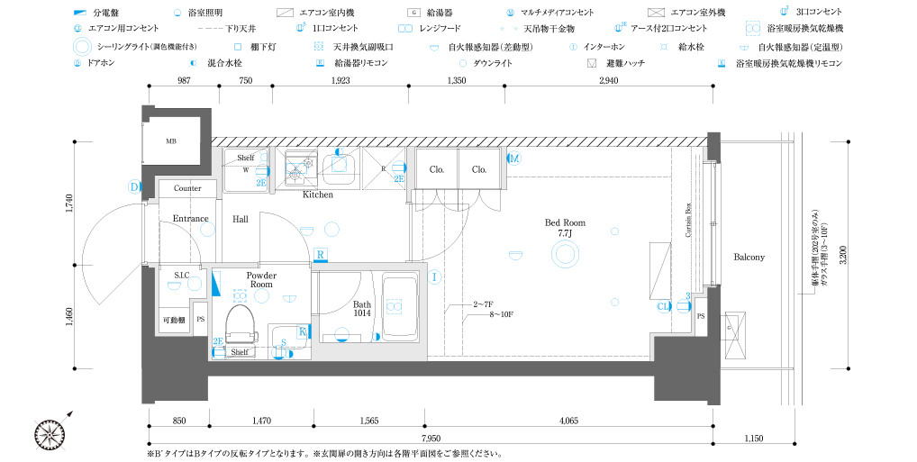 B・B'type間取り