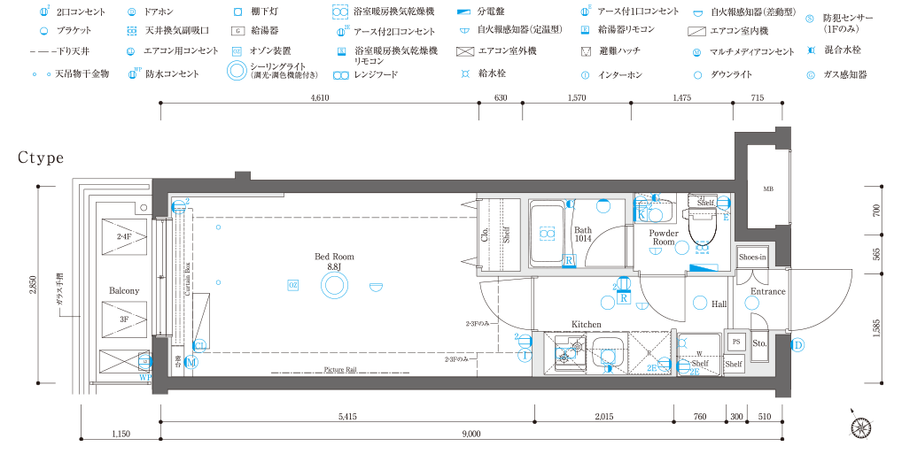 Ctype間取り