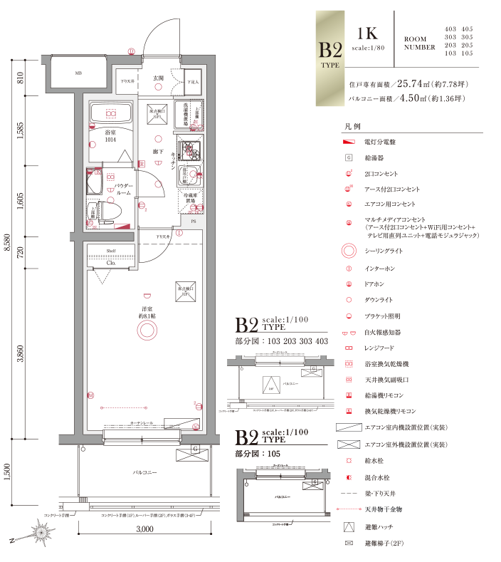 B2type間取り
