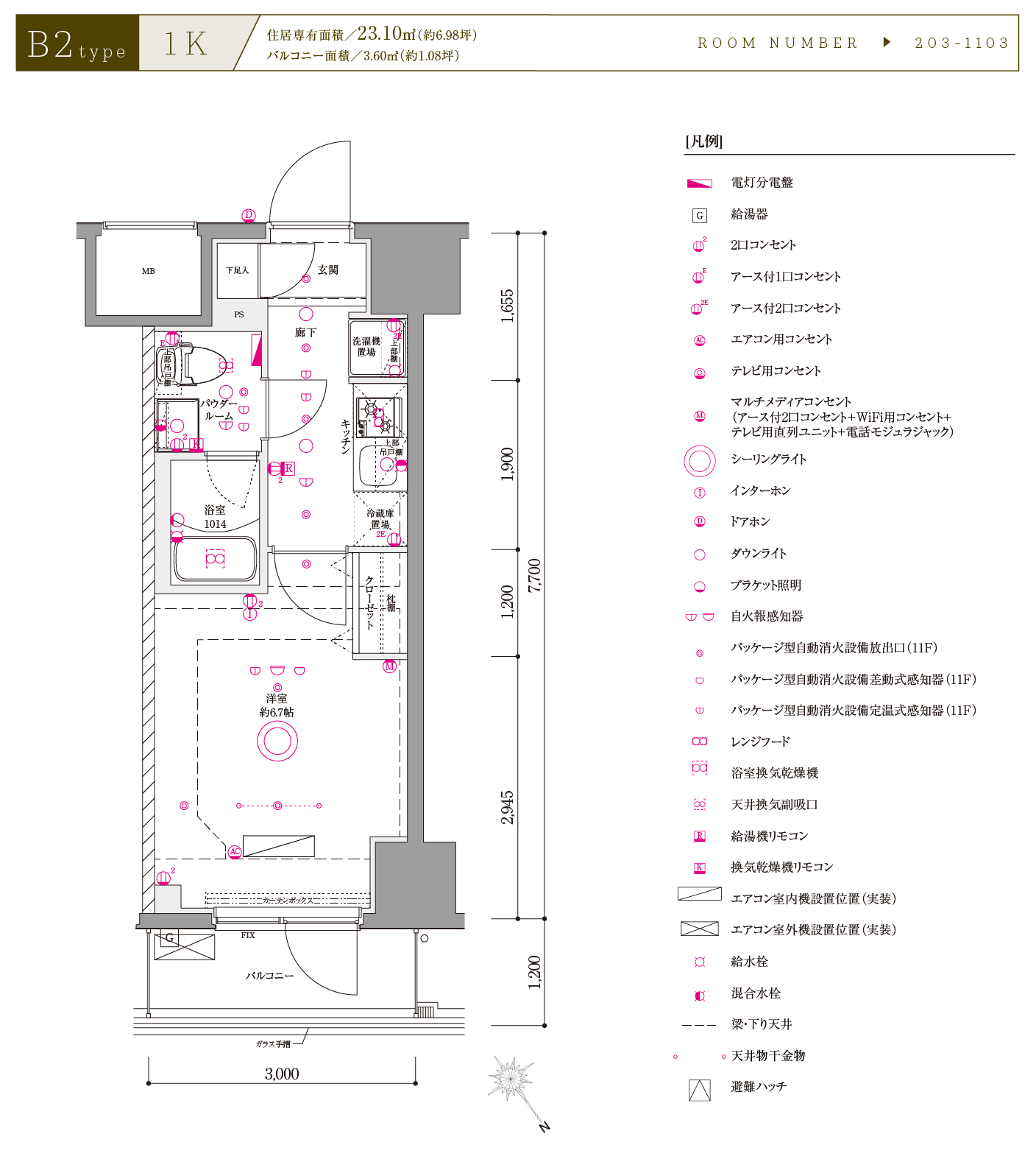 B2type間取り