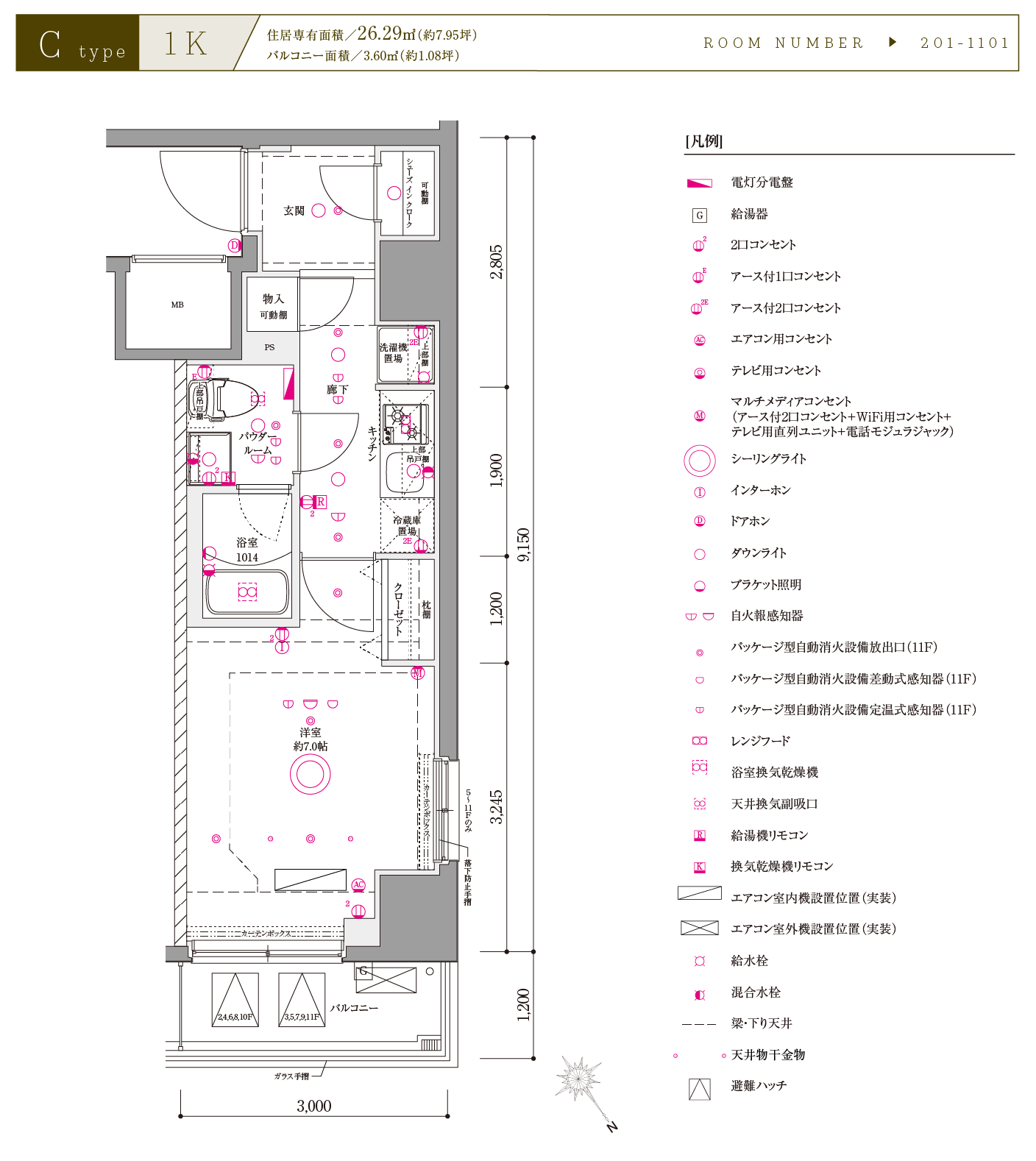 Ctype間取り