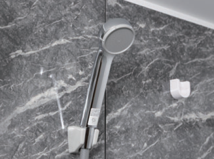 メタル調シャワーヘッド