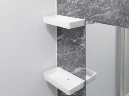 2連カウンター棚