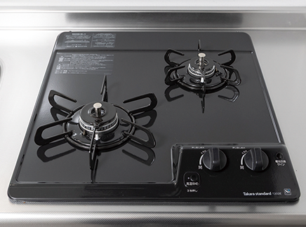 2口ガスコンロ